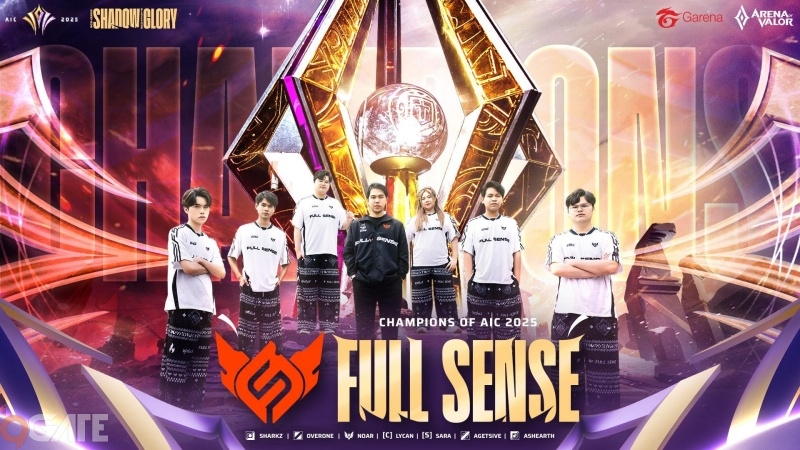 Chung kết tổng AIC 2025: Full Sense trở thành đương kim vô địch Quốc tế sau khi đánh bại Flash Wolves với tỷ số 4-1