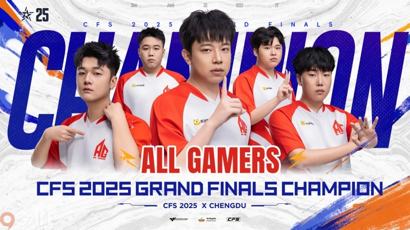 All Gamers đăng quang CFS 2025 Grand Finals: Sự trở lại của những nhà vua