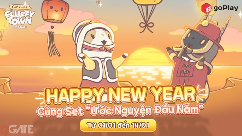 Cats & Soup: Fluffy Town Việt Nam ra mắt loạt trang phục gacha đón Tết Dương