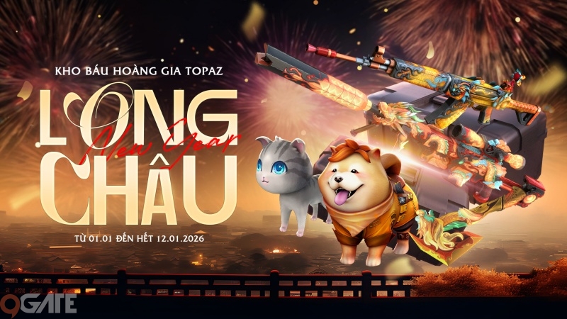 Crossfire khai xuân rước lộc với Kho Báu Hoàng Gia Topaz Long Châu 2026
