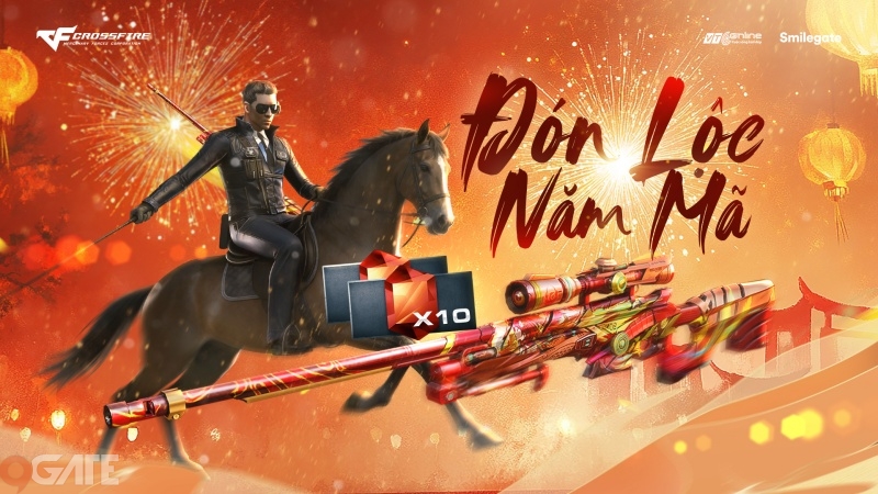 Crossfire đón tết với Đăng Nhập Nhận Quà, Đón Lộc Năm Mã và Kho Báu Hoàng Gia Valor Beast