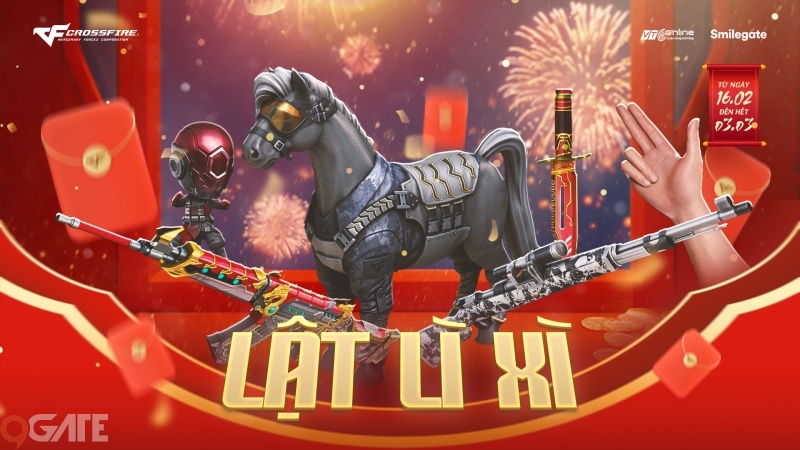Crossfire đón tết với sự kiện web Lật Lì Xì, Đua Top Tiêu Go, Tiêu Go Đạt Mốc