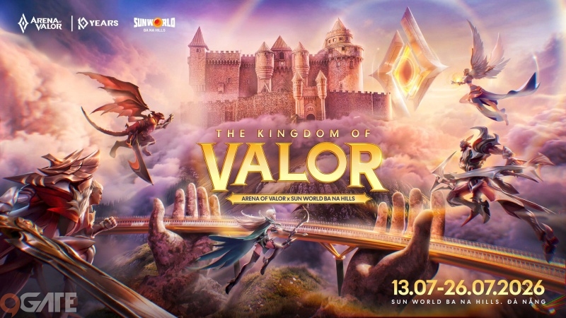 Liên Quân Mobile lần đầu hợp tác Sun World Ba Na Hills: The Kingdom Of Valor mang "bình nguyên vô tận" bước ra đời thực 