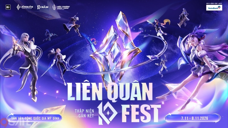 Liên Quân 10 Fest - Thập niên gắn kết: Hai ngày hội tụ tại eSports và âm nhạc tại sân vận động Quốc gia Mỹ Đình