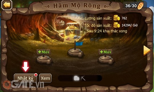 Hướng dẫn tính năng Hầm Ngọc trong Dota Truyền Kỳ