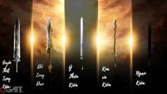 Đao Kiếm Vô Song Mobile: Top 5 Vũ Khí mạnh nhất trong tiểu thuyết Võ Hiệp Kim Dung