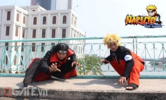 Lộ hình ảnh hậu trường clip ‘Naruto Đại Chiến’