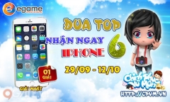 Chinh Phục Vũ Môn đua top Closed Beta nhận iPhone 6