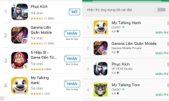 Phục Kích lên Top bảng xếp hạng App Store và Google Play, sánh ngang với Liên Quân Mobile