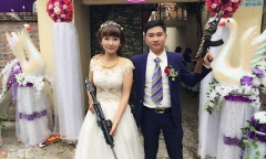 Cực độc với đám cưới theo phong cách “súng ống” của game thủ Tập Kích