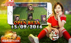 Vua Sân Cỏ chính thức Open Beta hôm nay, tặng game thủ loạt VIPcode 1 triệu đồng