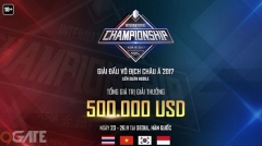  Liên Quân Mobile: GameTV chắc chắn có 15.000 USD tiền thưởng khi tham dự giải vô địch Châu Á 2017