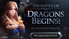Dragon Sky: Idle & Merge – game bắn rồng của Com2us mở đăng ký trước trên Google Play