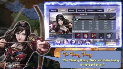 Tam Quốc Truyền Kỳ Mobile: Show tướng Tôn Thượng Hương