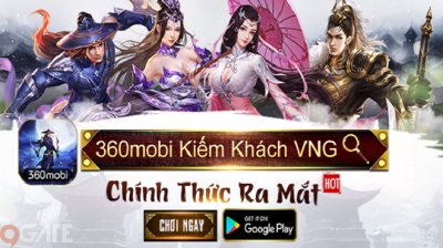 360mobi Kiếm Khách VNG tặng game thủ 500 giftcode nhân dịp ra mắt chính thức