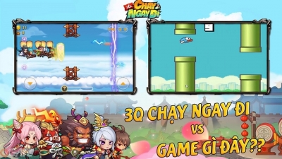 3Q Chạy Ngay Đi: Chơi game Tam Quốc theo kiểu Flappy Bird