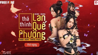 Garena Free Fire thả thính cá tháng 4: Lan Quế Phường “vs” Sơn Tinh Thủy Tinh