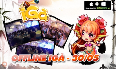 Bất chấp nắng nóng, game thủ Hà Nội hào hứng cùng Offline iGà