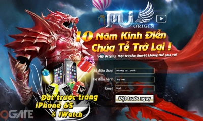 MU Origin bất ngờ mở trang đăng ký thử nghiệm tại Việt Nam