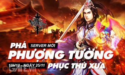 gMO Võ Lâm 3 mở server mới Phượng Tường