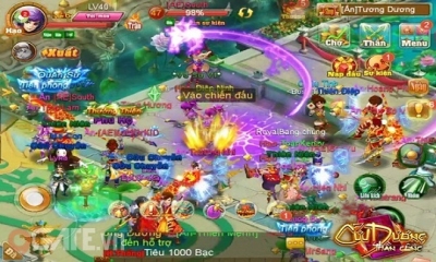 Game thủ Cửu Dương Thần Công chen chúc trong bang hội chiến