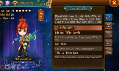 Mộng Anh Hùng 3D: Tiêu Điểm Tướng - Chu Linh