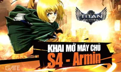 Titan Đại Chiến chính thức ra mắt Server 4 - Armin tặng Giftcode