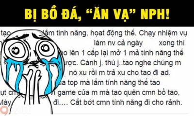 Cay cú vì bị bồ đá, game thủ “ăn vạ” đòi NPH xóa bớt tính năng game, trả lại tiền đã nạp