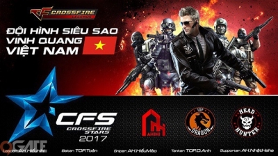 Crosfire Legends VN AllStar bắt đầu hành trình chinh phục giải đấu quốc tế CFS 2017