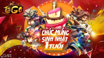 Tam Quốc GO tặng 600 Giftcode mừng sinh nhật 1 tuổi tại Việt Nam