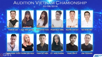 6 gương mặt đại diện cho Việt Nam thi đấu Audition quốc tế chính thức lộ diện