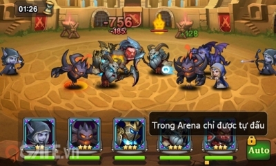 Các yếu tố chi phối kết quả trận đấu ở Arena