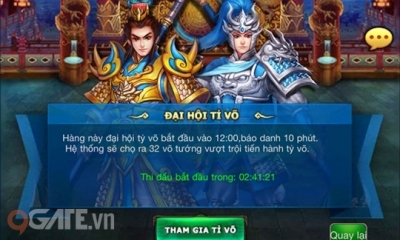 Tam Quốc Chí Mobile - Hướng dẫn chi tiết tính năng Tỷ Võ
